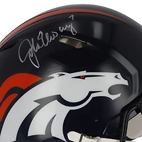 Casque Riddell Speed ​​authentique autographié par John Elway Denver Broncos
