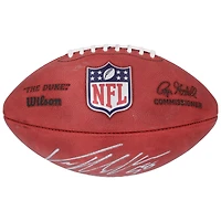 John Elway, Von Miller & Terrell Davis Denver Broncos Autographed Wilson Duke Full Color Football with Multiple Super Bowl MVP Inscriptions
