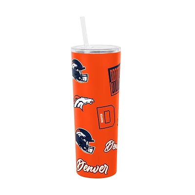 Gobelet isotherme à paille Logo Brands Denver Broncos 30 oz Dreamweave