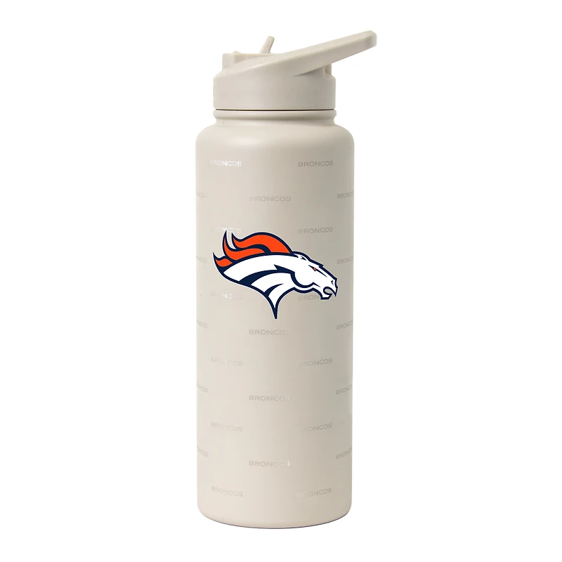 Bouteille isotherme Logo Brands Denver Broncos 34 oz Sand Ghost