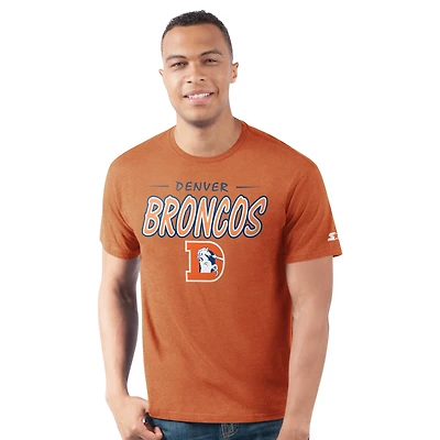 Men's Starter  Orange Denver Broncos Prime Time T-Shirt