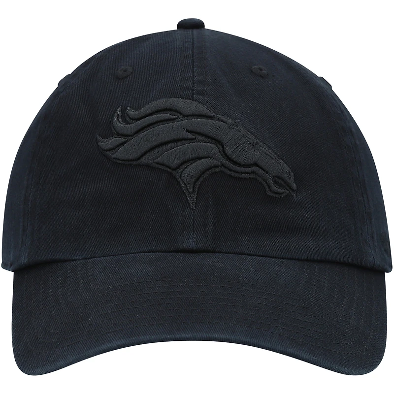 Casquette réglable Tonal Clean Up Denver Broncos '47 pour homme, noire