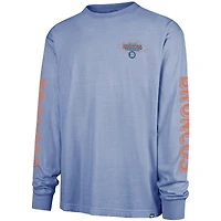 Men's '47 Blue Denver Broncos Cairn Ravine Foundation Throwback Long Sleeve T-Shirt