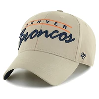 Casquette réglable '47 kaki Denver Broncos Atwood MVP pour homme