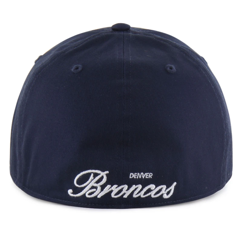 Casquette ajustée « 47 » bleu marine Denver Broncos Foundational Franchise pour homme