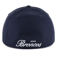 Casquette ajustée « 47 » bleu marine Denver Broncos Foundational Franchise pour homme
