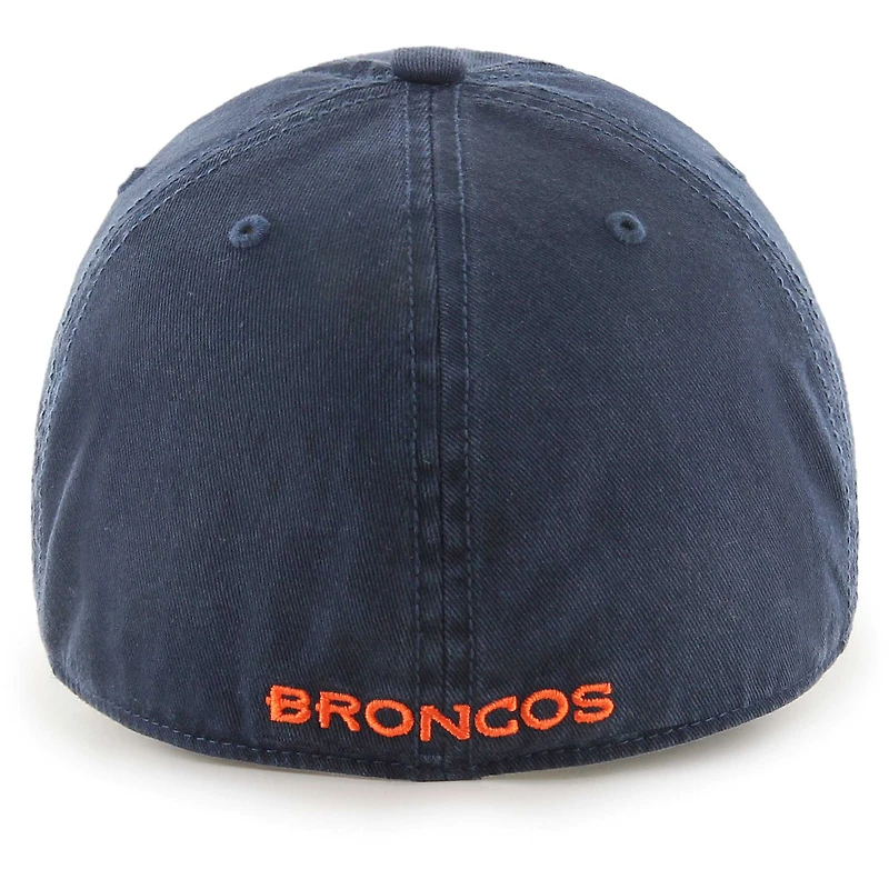Casquette ajustée avec logo Franchise Denver Broncos '47 bleu marine pour homme