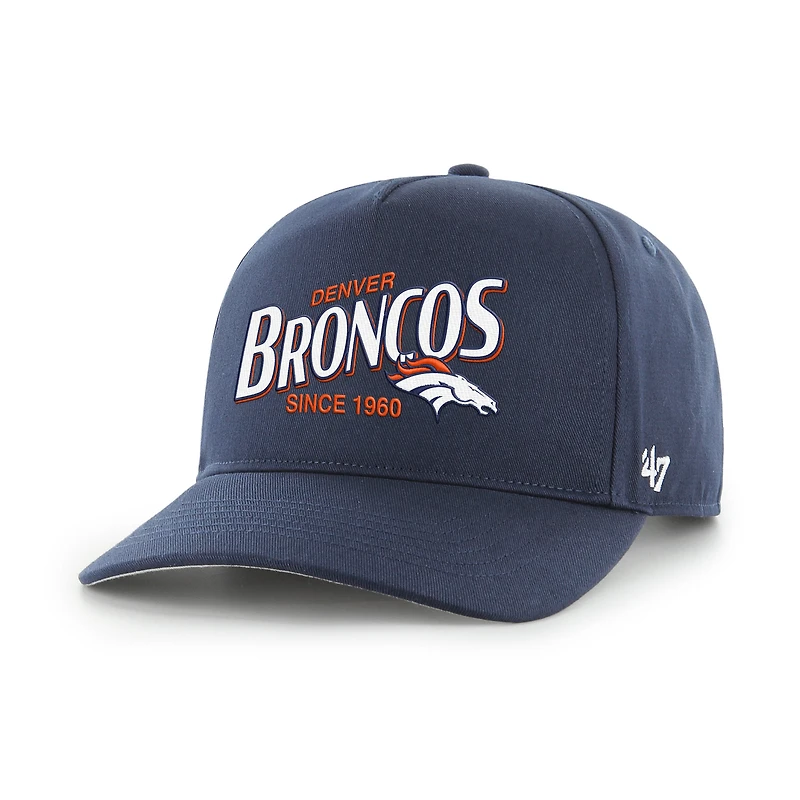 Casquette ajustable Denver Broncos, marine, modèle 47
