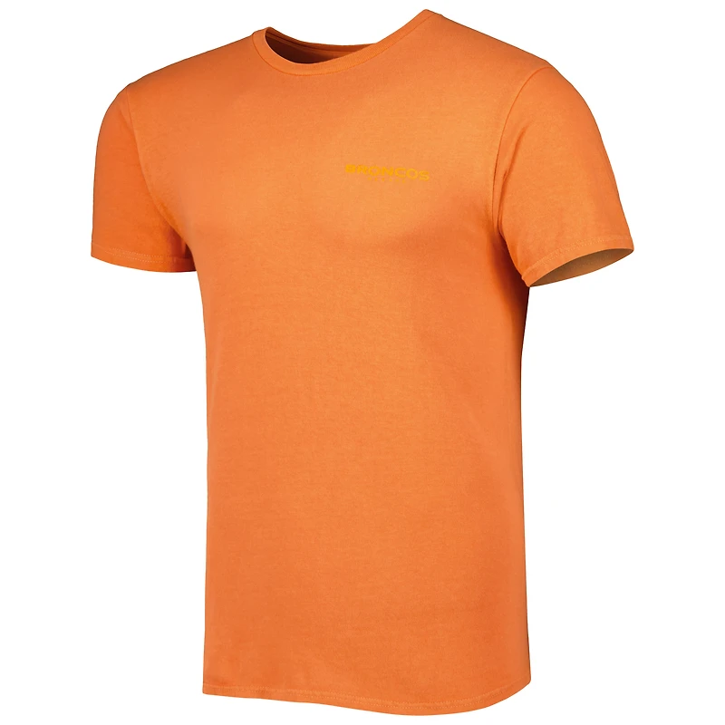 T-shirt pour homme '47 orange Denver Broncos Fast Track ton sur