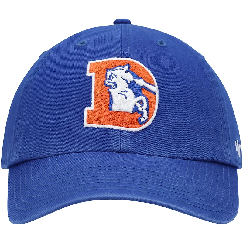 Casquette réglable '47 Royal Denver Broncos Clean Up Legacy pour hommes