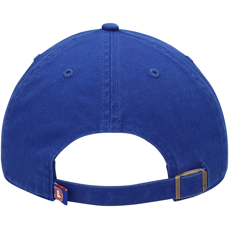 Casquette réglable '47 Royal Denver Broncos Clean Up Legacy pour hommes