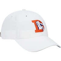 Casquette réglable Clean Up Legacy '47 pour hommes des Broncos de Denver, blanc