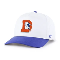 Men's '47  White Denver Broncos Retro Two-Tone Hitch Adjustable Hat