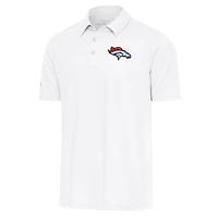 Polo Par Antigua blanc pour homme des Broncos de Denver