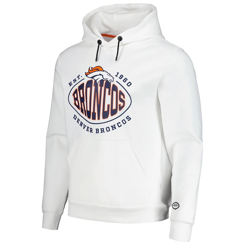 Sweat à capuche BOSS X NFL Denver Broncos Touchback pour hommes, blanc