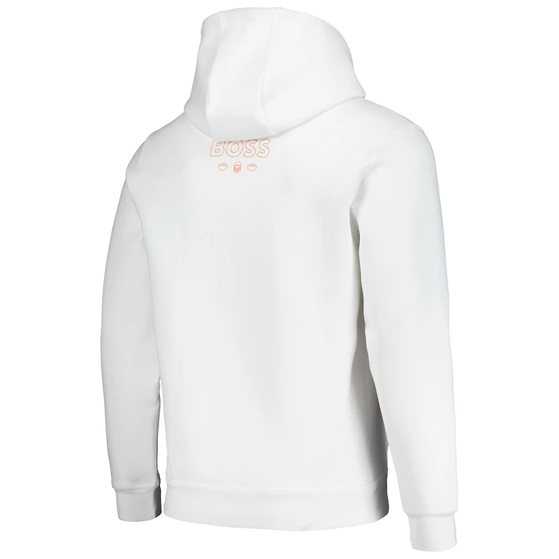 Sweat à capuche BOSS X NFL Denver Broncos Touchback pour hommes, blanc