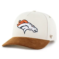 Casquette Carhartt x '47 Denver Broncos naturelle/marron non teinte, coupe décontractée et ajustable