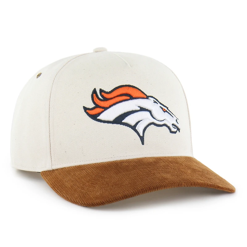 Casquette Carhartt x '47 Denver Broncos naturelle/marron non teinte, coupe décontractée et ajustable