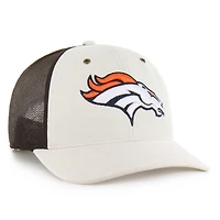 Casquette trucker ajustable Carhartt x '47 Denver Broncos naturelle/marron non teinte pour homme