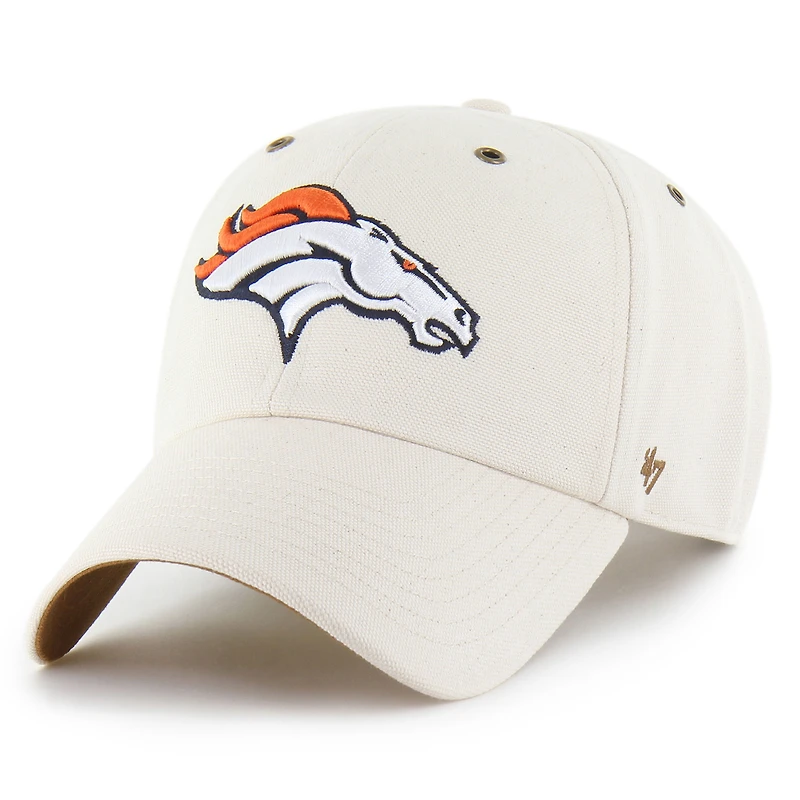 Casquette ajustable Carhartt x '47 Natural Denver Broncos Undyed Clean Up pour homme