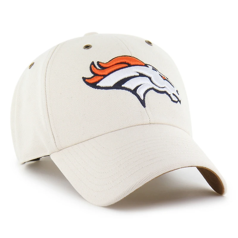 Casquette ajustable Carhartt x '47 Natural Denver Broncos Undyed Clean Up pour homme