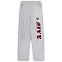 Men's Concepts Sport Navy/Heather Gray Denver Broncos Big & Tall T-Shirt Pajama Pants Sleep Set