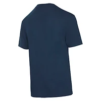 Men's Concepts Sport Navy/Orange Denver Broncos Avondale T-Shirt & Flannel Pants Set