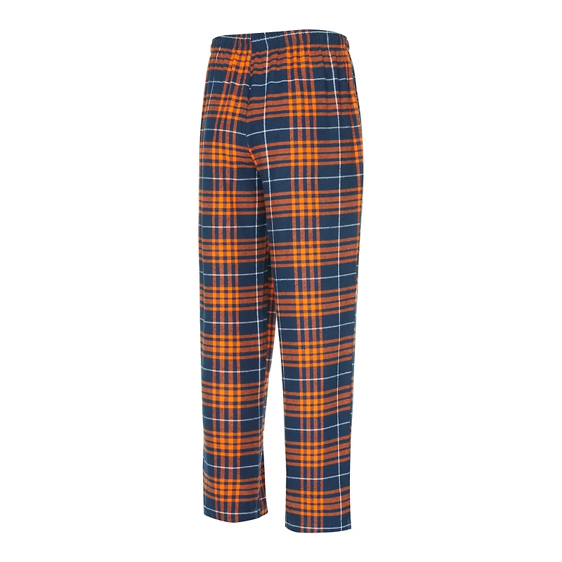 Men's Concepts Sport  Navy/Orange Denver Broncos Vector T-Shirt & Flannel Pants Sleep Set
