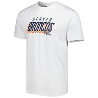 Men's Concepts Sport Navy/White Denver Broncos Downfield Top & Shorts Sleep Set