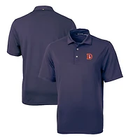 Polo recyclé en piqué écologique pour homme Cutter & Buck Royal Denver Broncos avec logo rétro Virtue