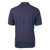 Polo recyclé en piqué écologique pour homme Cutter & Buck Royal Denver Broncos avec logo rétro Virtue