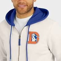 V110122 BRONC SWEAT-SHIRT À FERMETURE ÉCLAIR COMPLÈTE AVEC CAPUCHE AUX COULEURS DE L'ÉQUIPE SWTMENXFZ #7