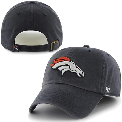 Casquette ajustable Denver Broncos '47 Brand bleu marine Cleanup pour homme