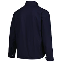 Men's Dunbrooke Navy Denver Broncos Journey Workwear Tri-Blend Full-Zip Jacket