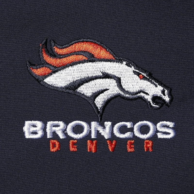 Veste softshell zippée intégrale Dunbrooke Navy Denver Broncos Sonoma pour homme