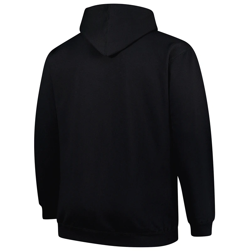 Sweat à capuche noir Fanatics pour hommes Denver Broncos Big & Tall Pop