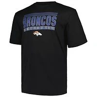 T-shirt pop noir Big & Tall Fanatics pour hommes des Denver Broncos