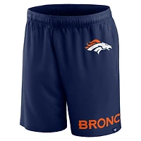 Fanatics pour hommes bleu marine Denver Broncos Clincher - Short