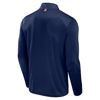 Veste à quart de zip Fanatics Navy Denver Broncos Defender pour hommes