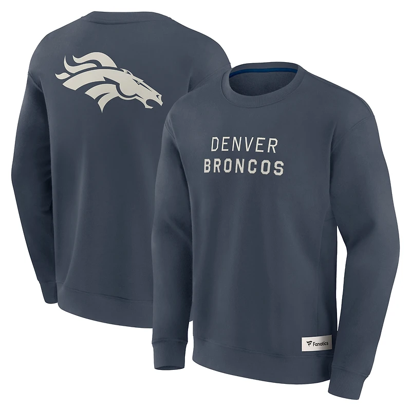 Sweat-shirt à capuche pour homme Fanatics bleu marine Denver Broncos Elements Future Ground Lettering