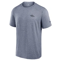 T-shirt technique du front office des Denver Broncos Fanatics pour hommes, bleu marine