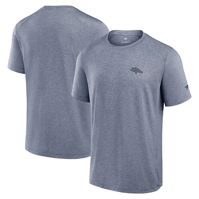 T-shirt technique du front office des Denver Broncos Fanatics pour hommes, bleu marine