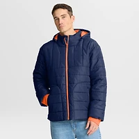 Veste à capuche zippée intégrale Fanatics Navy Denver Broncos pour homme