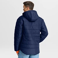 Veste à capuche zippée intégrale Fanatics Navy Denver Broncos pour homme