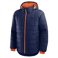 Men's Fanatics Navy Denver Broncos Full-Zip Hooded Jacket