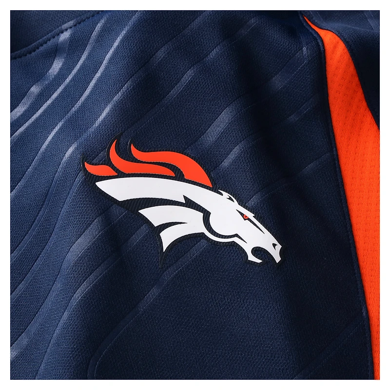 Men's Fanatics Navy Denver Broncos NFL Football x V-Neck Fan Top