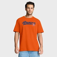 T-shirt orange Fanatics pour homme, Fluid Motion Legacy, Denver Broncos