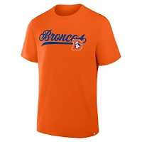 T-shirt orange Fanatics pour homme, Fluid Motion Legacy, Denver Broncos