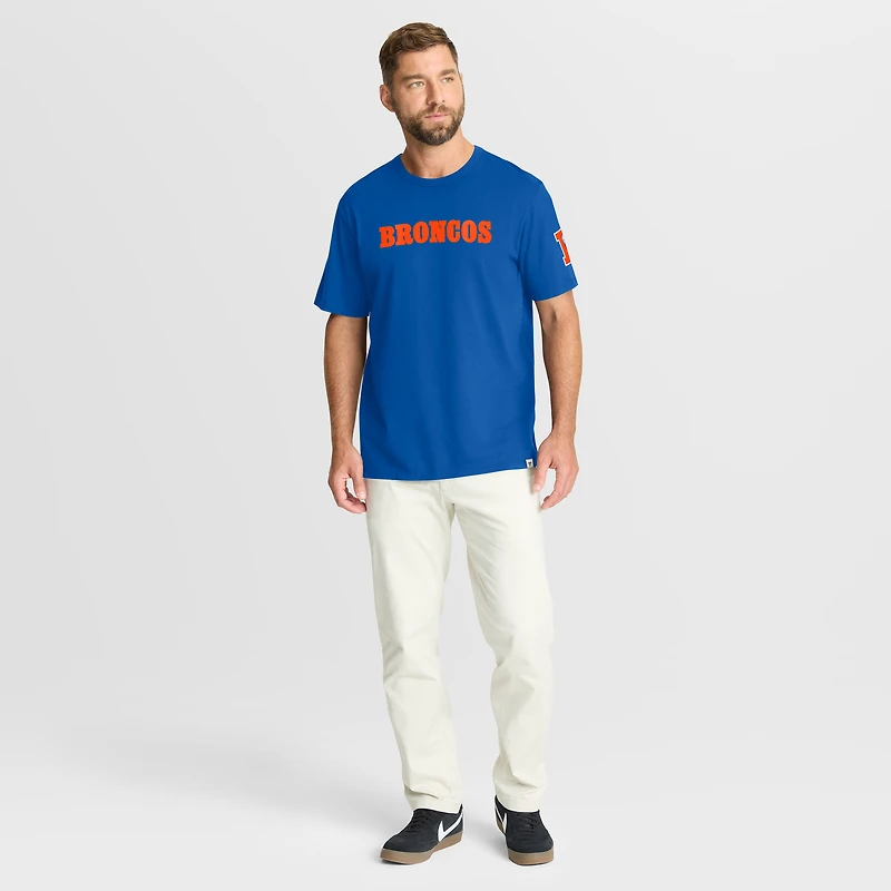 T-shirt classique fanatique pour homme, motif Royal Denver Broncos, Legacy