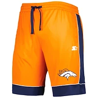 Short mode préféré des fans Broncos de Denver G-III Sports by Carl Banks orange/bleu marine pour homme
